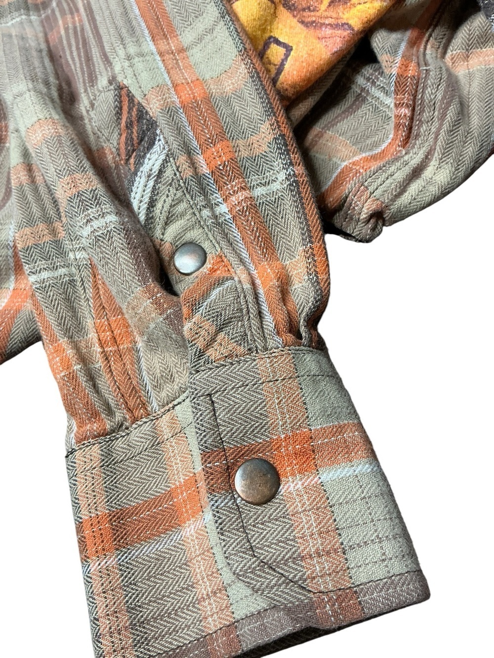 Megadeath Upcycled Shirt Band Tee Festival Grunge Boyfriend Plaid Flannel Unique - Picture 8 of 11
